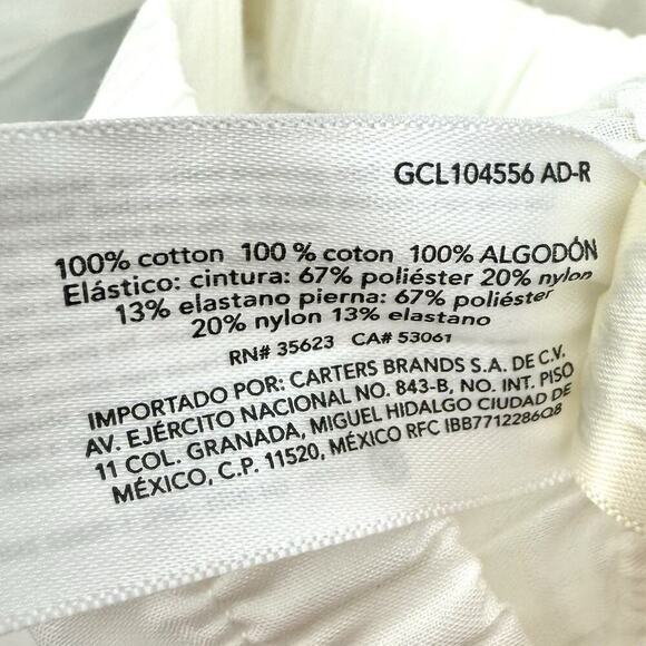 OshKosh B'gosh Baby Girl 2 Piece Off-White Cotton Eyelet Dress 18 Months Dainty - Picture 9 of 10